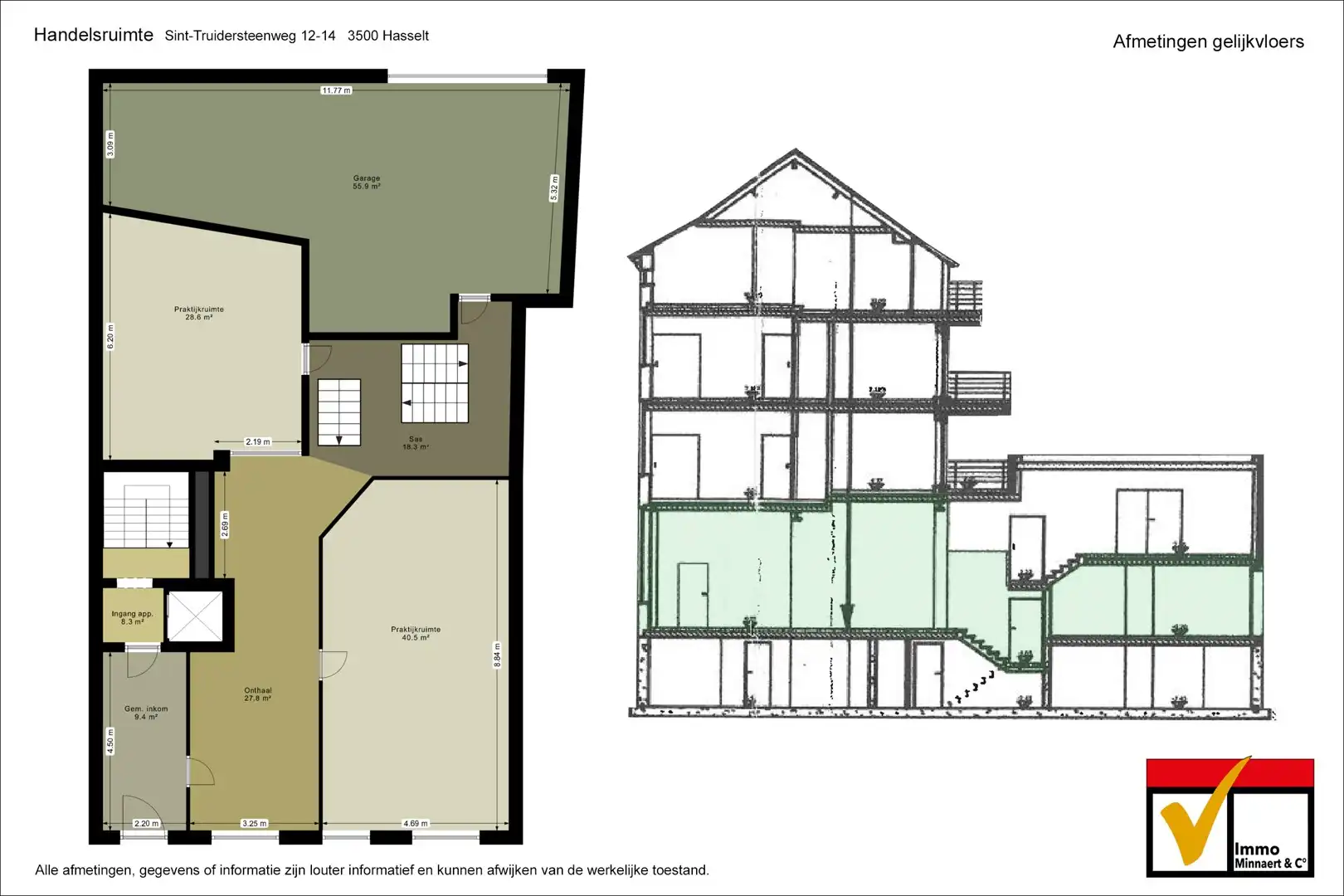Sint-Truidersteenweg 14 , 3500 Hasselt. Praktijk, kantoorruimte aan de rand van de Groene Boulevard Hasselt foto 9