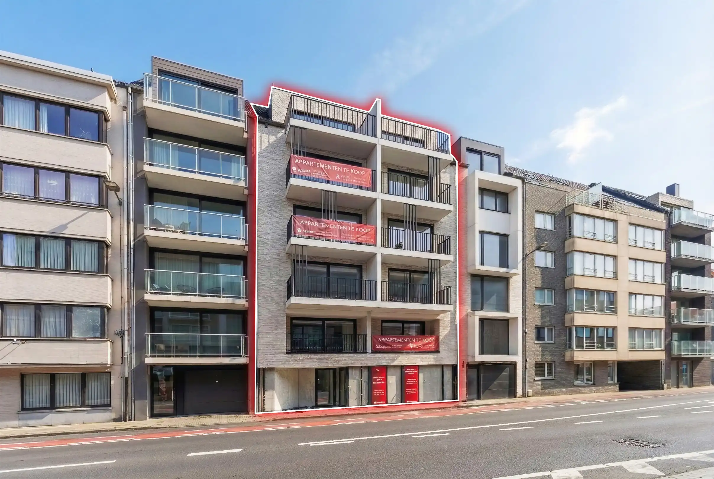 Betaalbare moderne BEN-appartementen in hartje Mariakerke foto {{pictureIndex}}