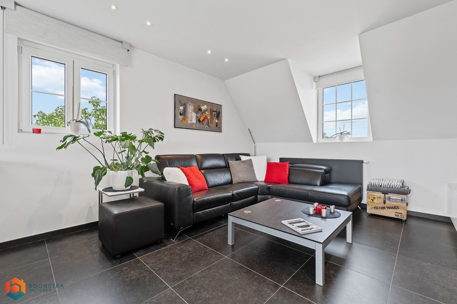 Luxueus duplex app. met 2 slpkrs en royaal terras (37m²) te Reet foto 3