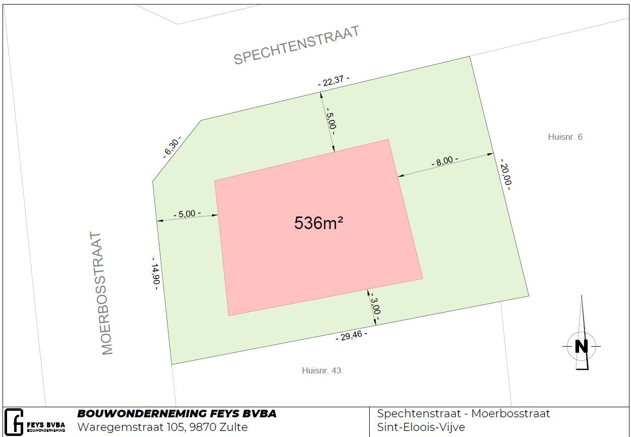 Grond te koop Moerbosstraat 1 - 8793 Sint-Eloois-Vijve