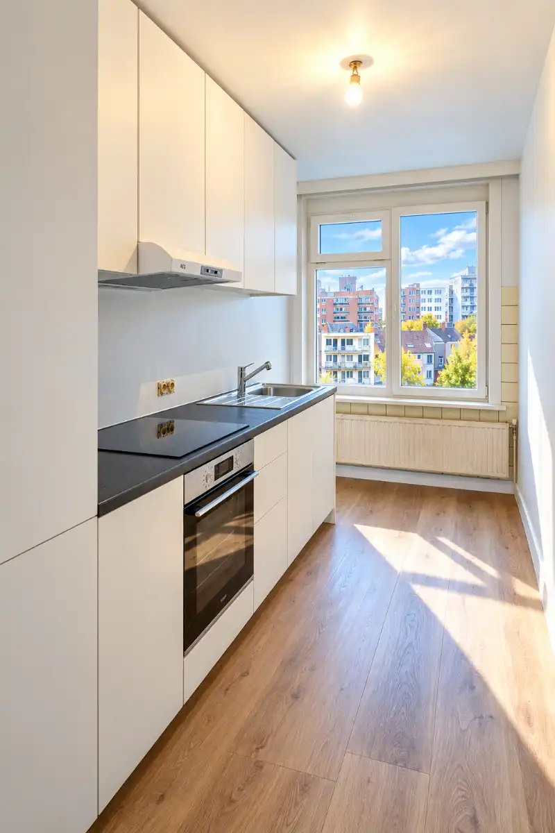 Ruim 3-slaapkamerappartement met garagebox foto 3