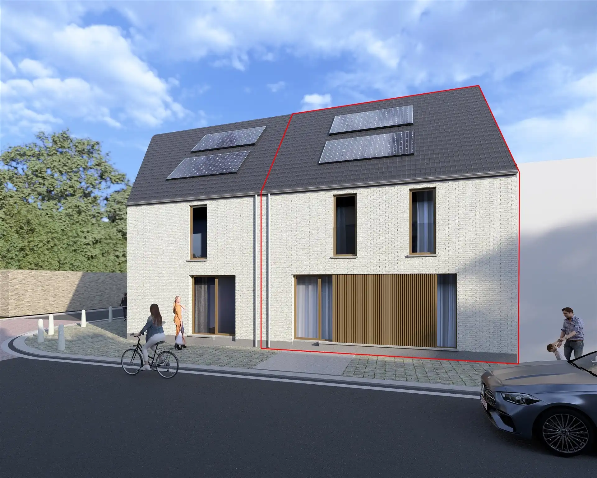 Hedendaagse nieuwbouwwoning in het hartje van Sint-Gillis-Waas  foto 2