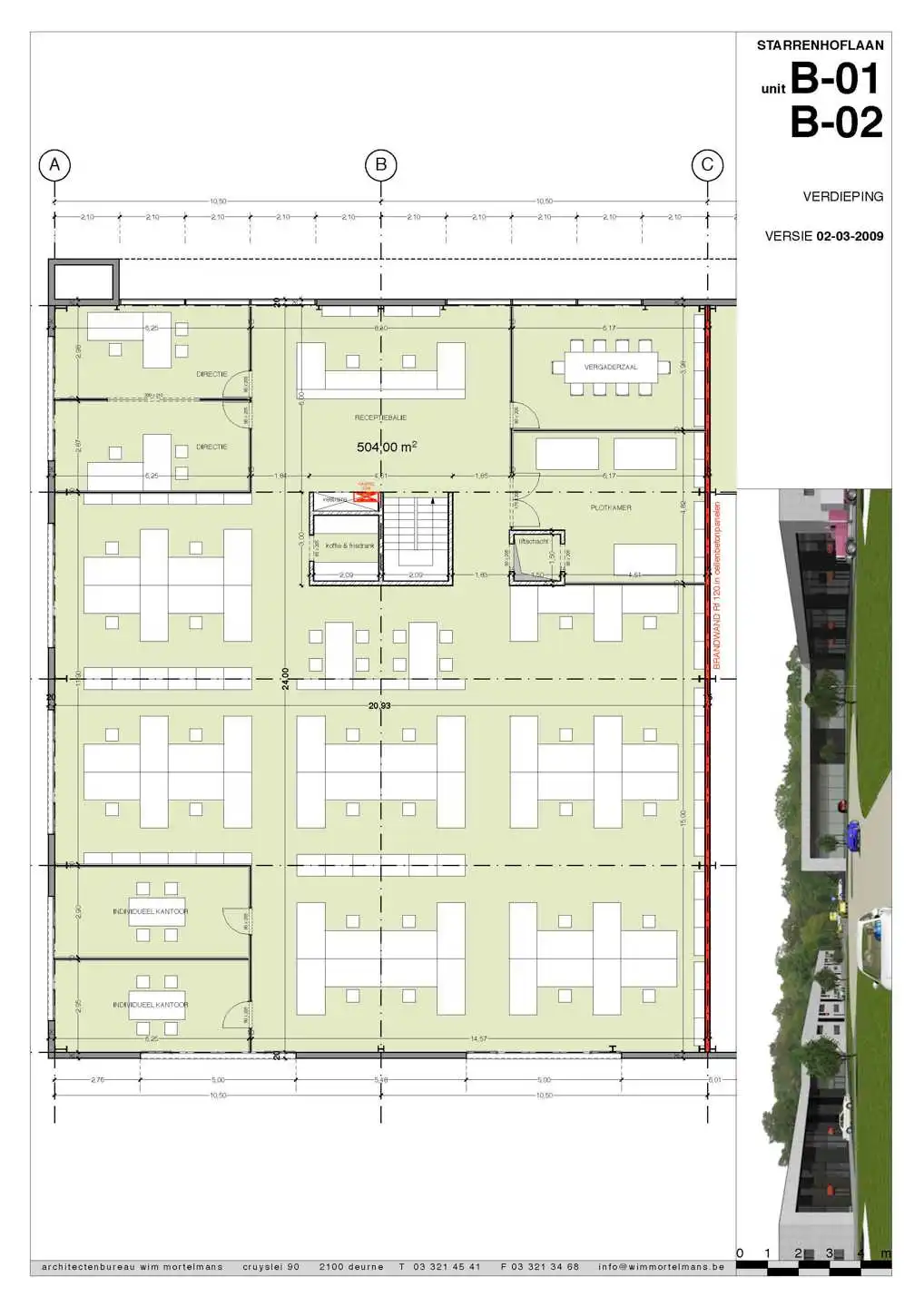 KANTOOR TE HUUR OP UITSTEKENDE LIGGING IN KAPELLEN – STARRENHOFLAAN 44 foto 6