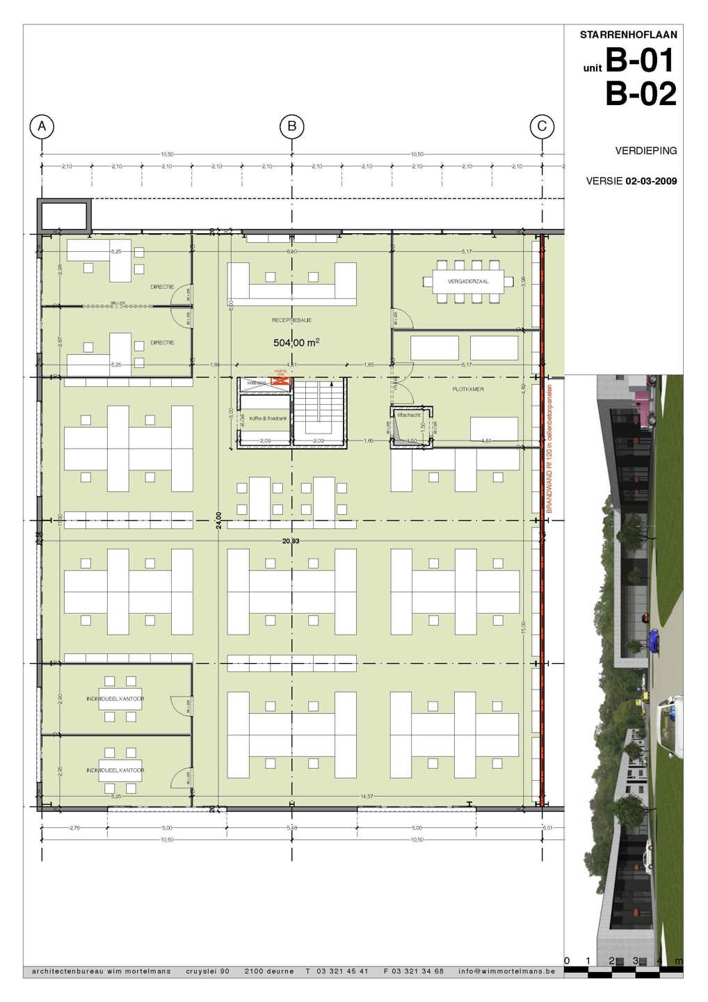 KANTOOR TE HUUR OP UITSTEKENDE LIGGING IN KAPELLEN – STARRENHOFLAAN 44 foto 6