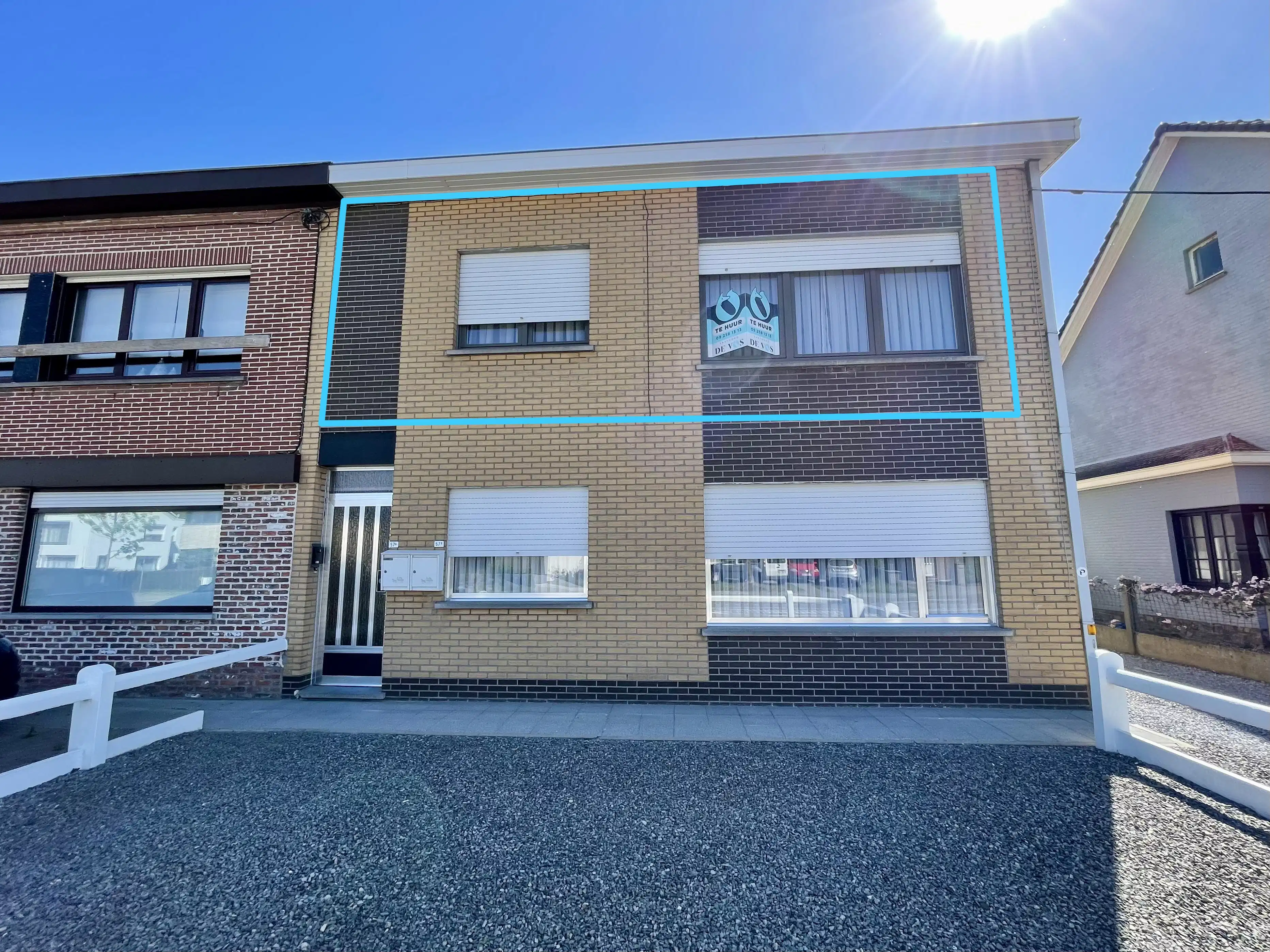 Appartement te huur Ertveldesteenweg 57/B - 9968 Oosteeklo