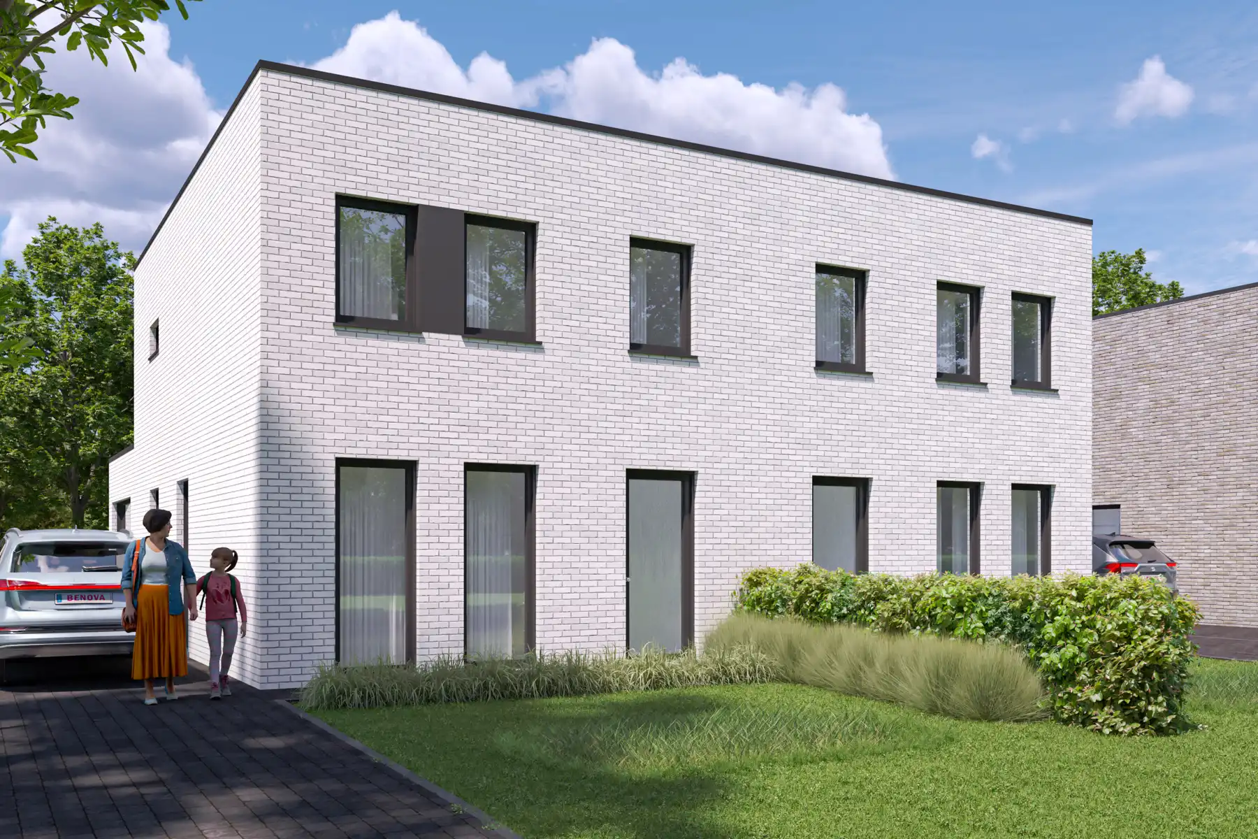 Nieuwbouwproject in Lille – 4 moderne halfopen woningen foto 21
