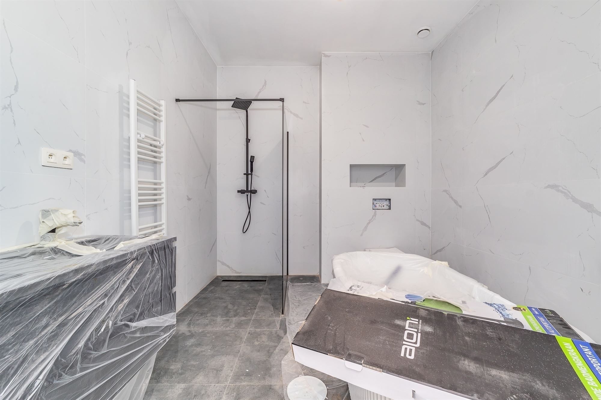 Gelijkvloers nieuwbouw appartement met 3 kamers en ruime tuin te Borsbeek foto 19