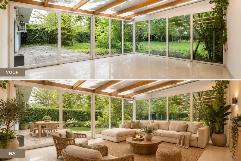 --- NIEUW&nbsp;--- Gelijkvloers appartement (191m²!) met prachtige zongerichte tuin (1329m²!) + garagebox. foto 6