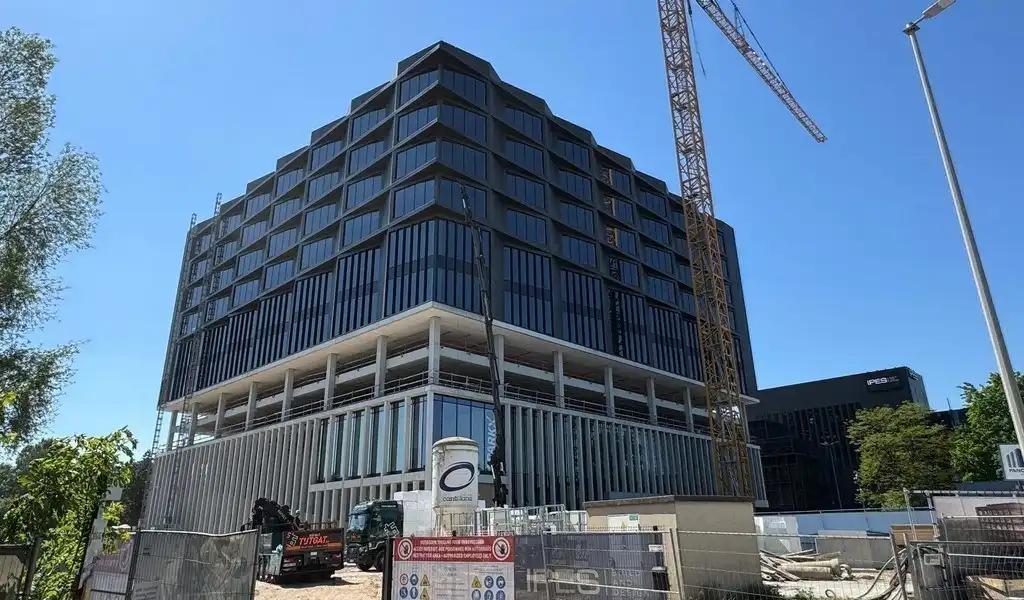 Kantoorruimte te huur in nieuwbouwproject Ouverture tegenover KBC toren te Gent foto 16