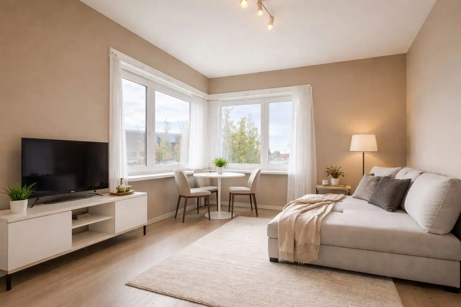 Hoofdfoto van de publicatie: Vrije studio met open zicht op het station