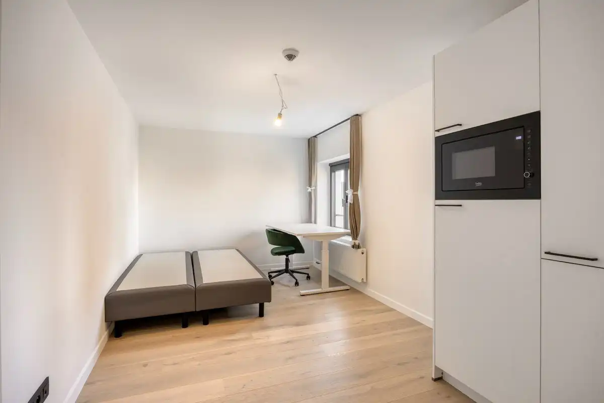 Volledig gerenoveerd en gemeubelde studentenkamer met privé badkamer en tuin - EPC A!  foto 26
