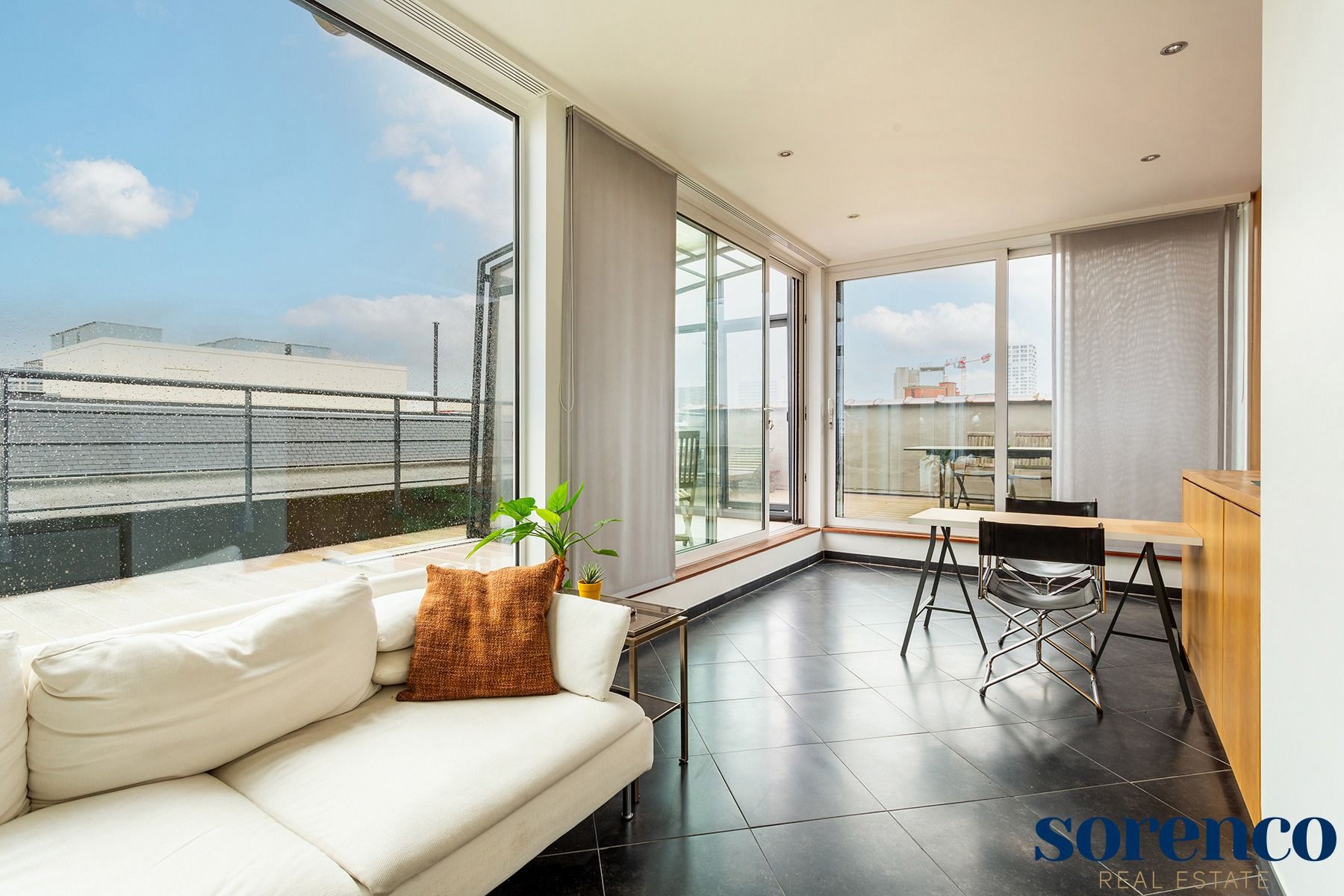 Antwerpen centrum - Ruim duplex dakappartement ca. 170m² met panoramisch zonneterras ca. 50m²  foto 16