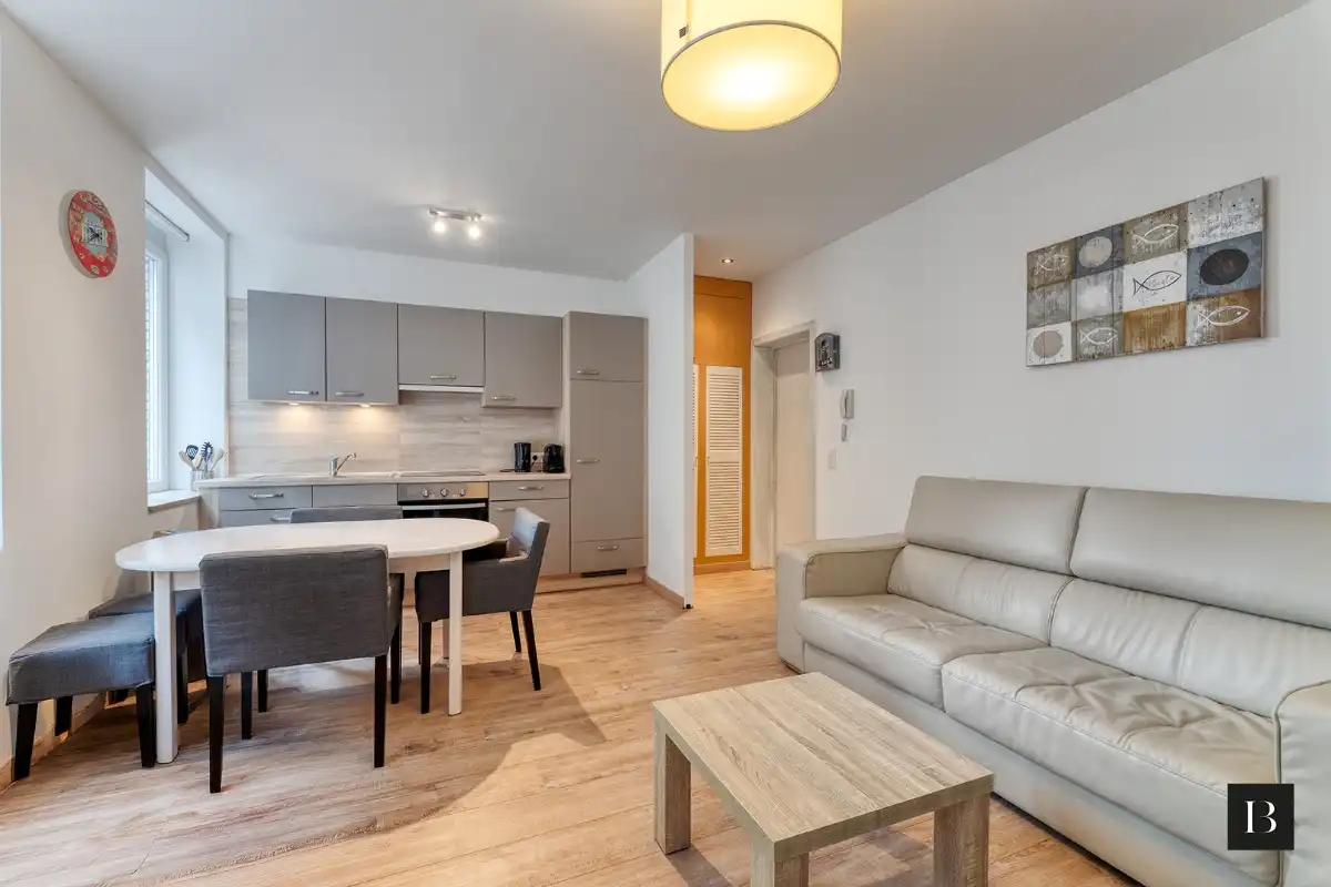 Instapklaar, totaal vernieuwd appartement met zijdelings zee- en havenzicht in Blankenberge foto 3