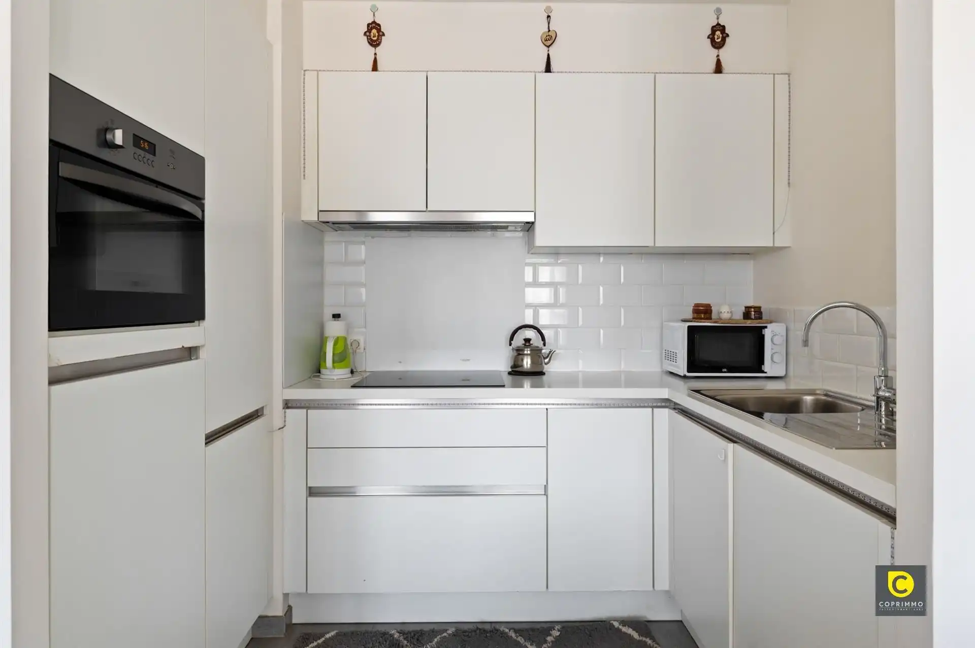 Modern 1 slpk appartement in residentie Parkhof te Mortsel foto 4