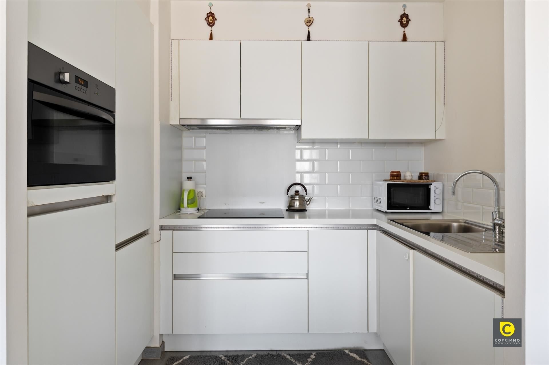 Modern 1 slpk appartement in residentie Parkhof te Mortsel foto 4