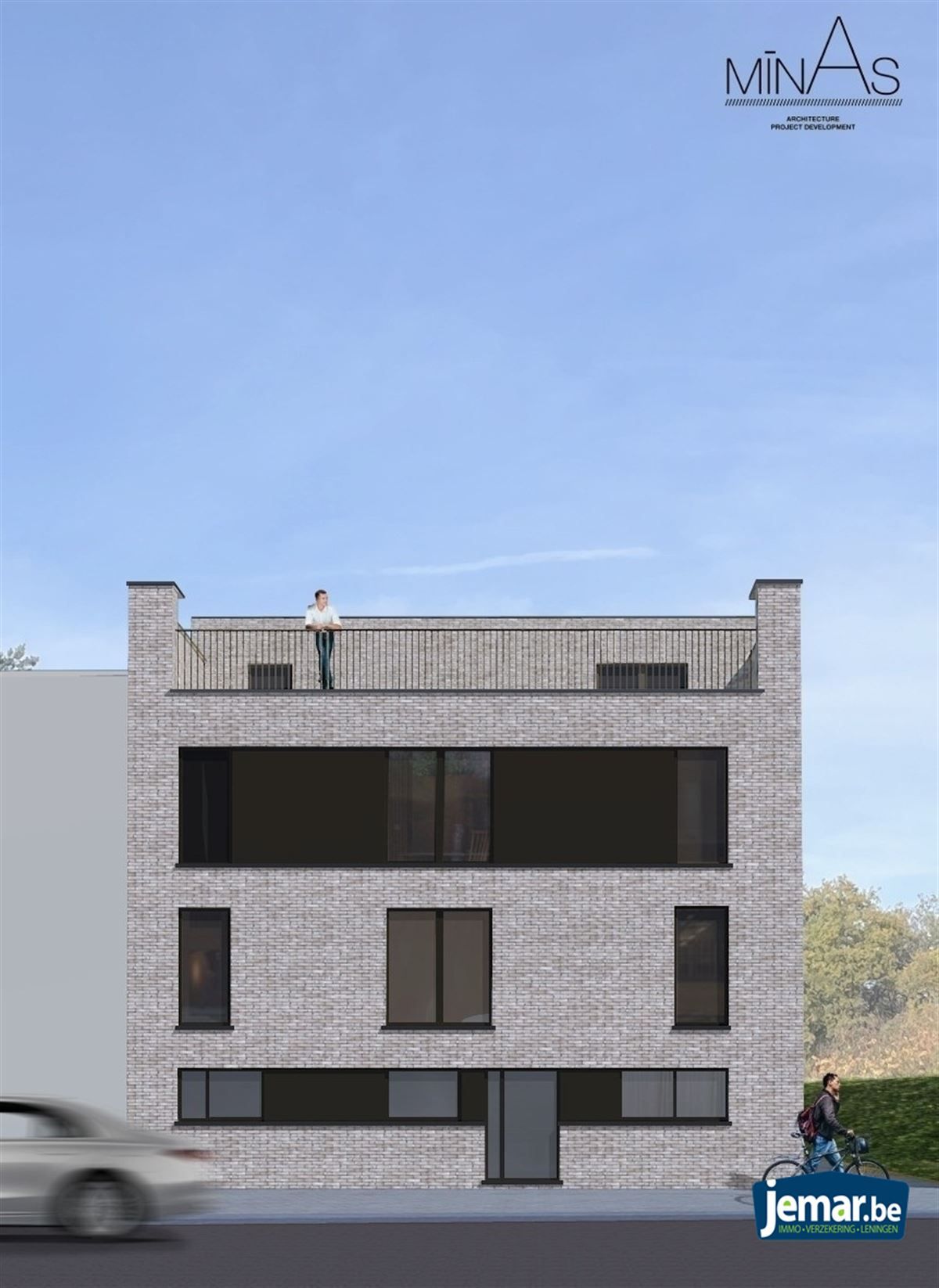 Volledig afgewerkt nieuwbouwappartement met 1 slaapkamer foto 3