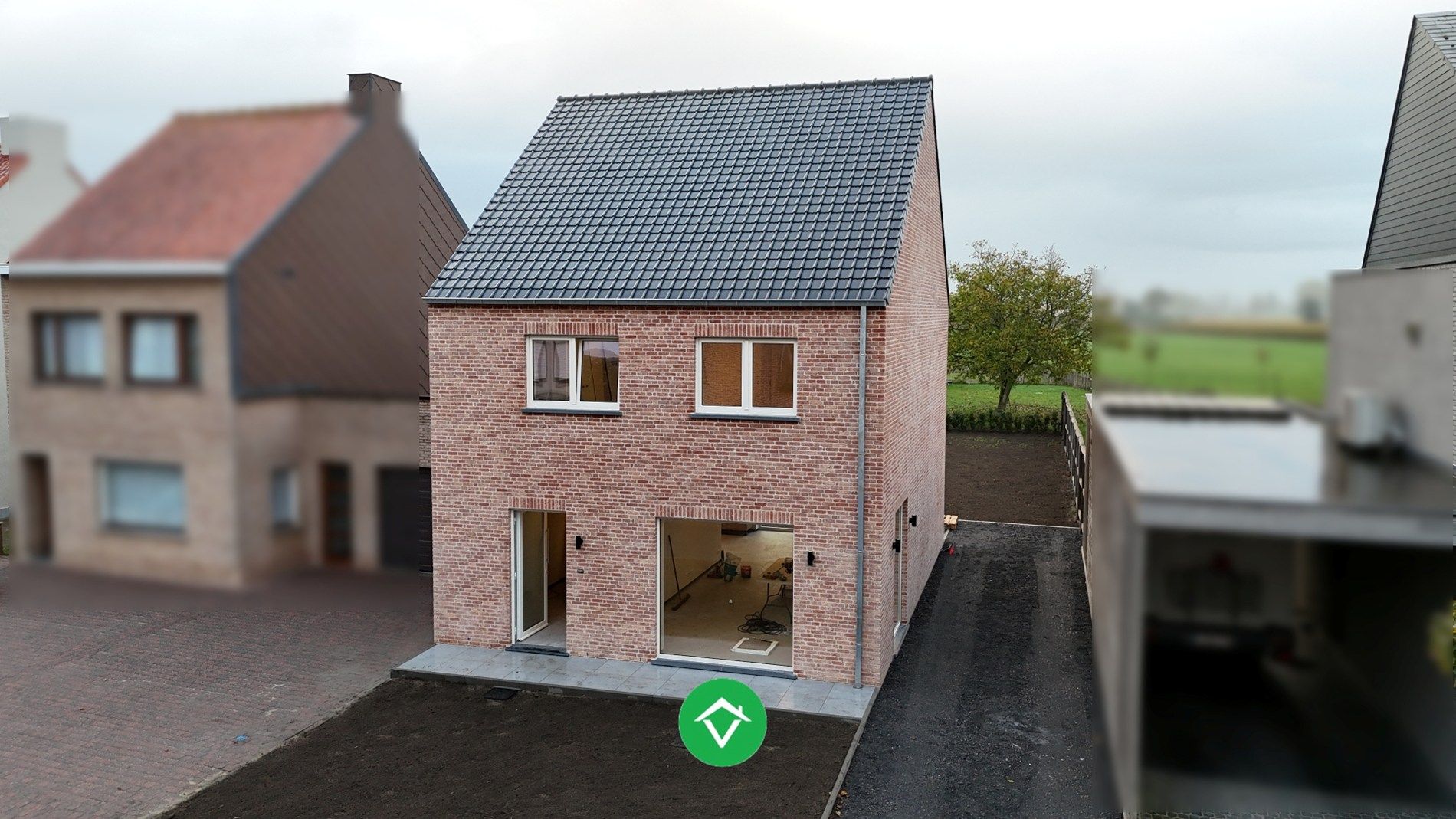 Stijlvolle halfopen nieuwbouwwoning in het landelijke Koekelare foto 33