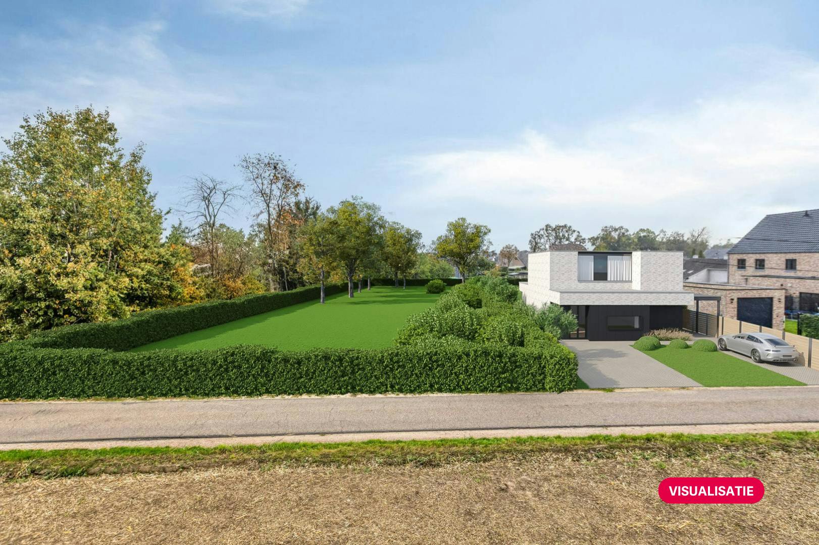 Rustig gelegen bouwgrond met vrij zicht op een riant perceel voor open bebouwing te koop foto 3