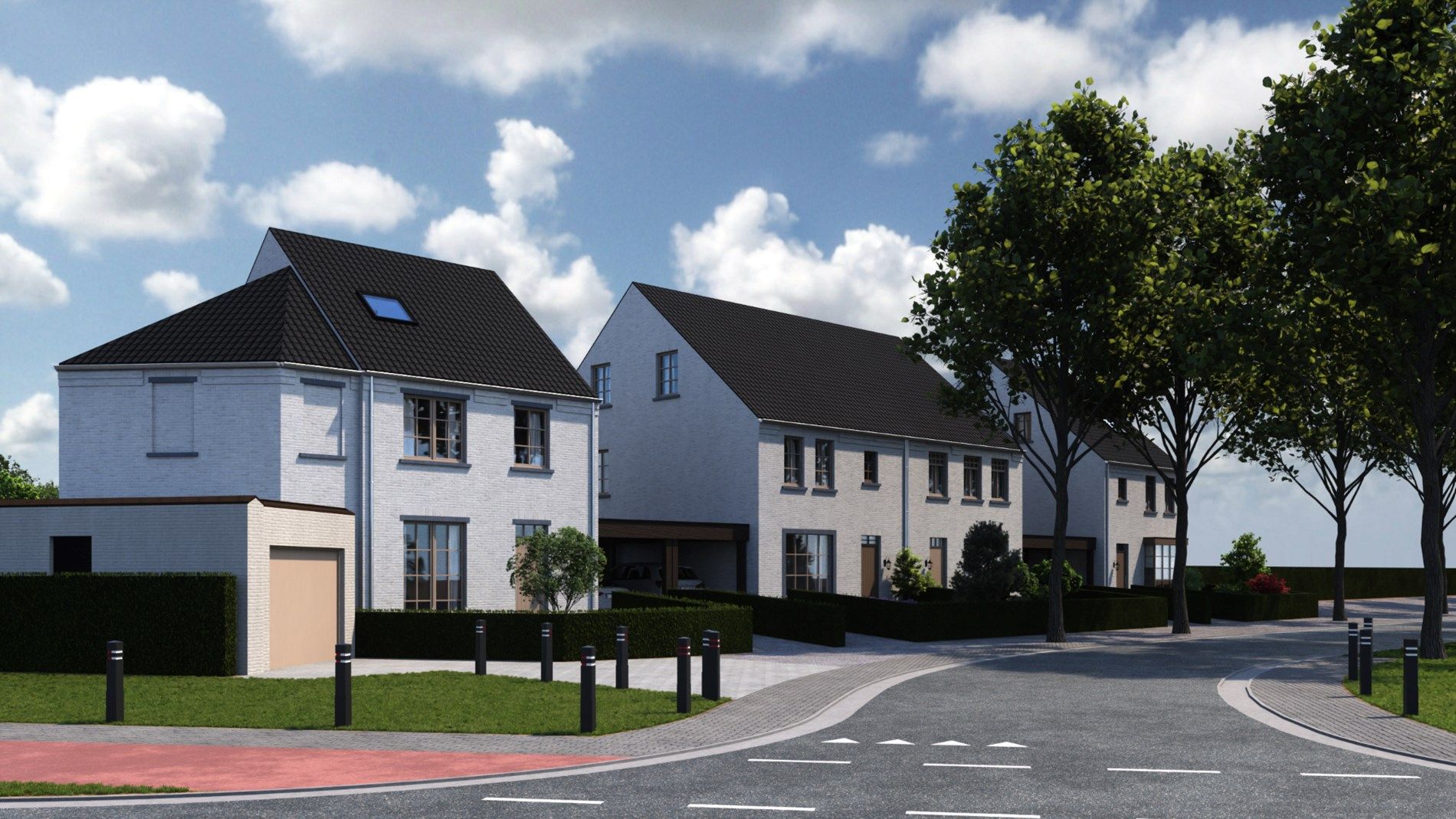 Vier nieuwbouwwoningen met 5 slaapkamers in Elen foto 2