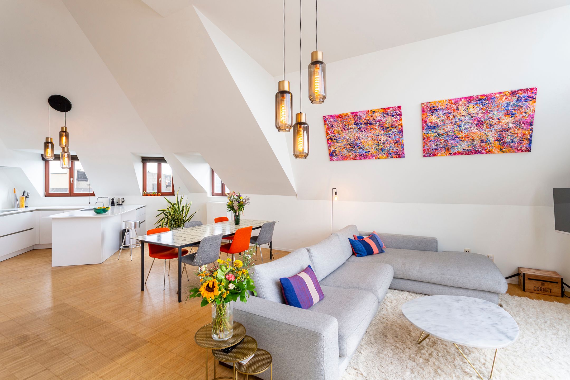 penthouse met riant dakterras aan de Marnixplaats foto 5