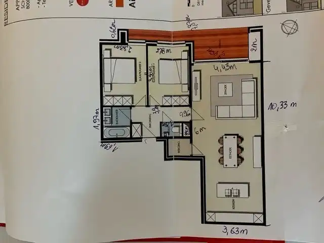 Ongemeubeld tweeslaapkamerappartement met berging én garagebox - prachtige ligging in Stil Ende Brugge foto 19