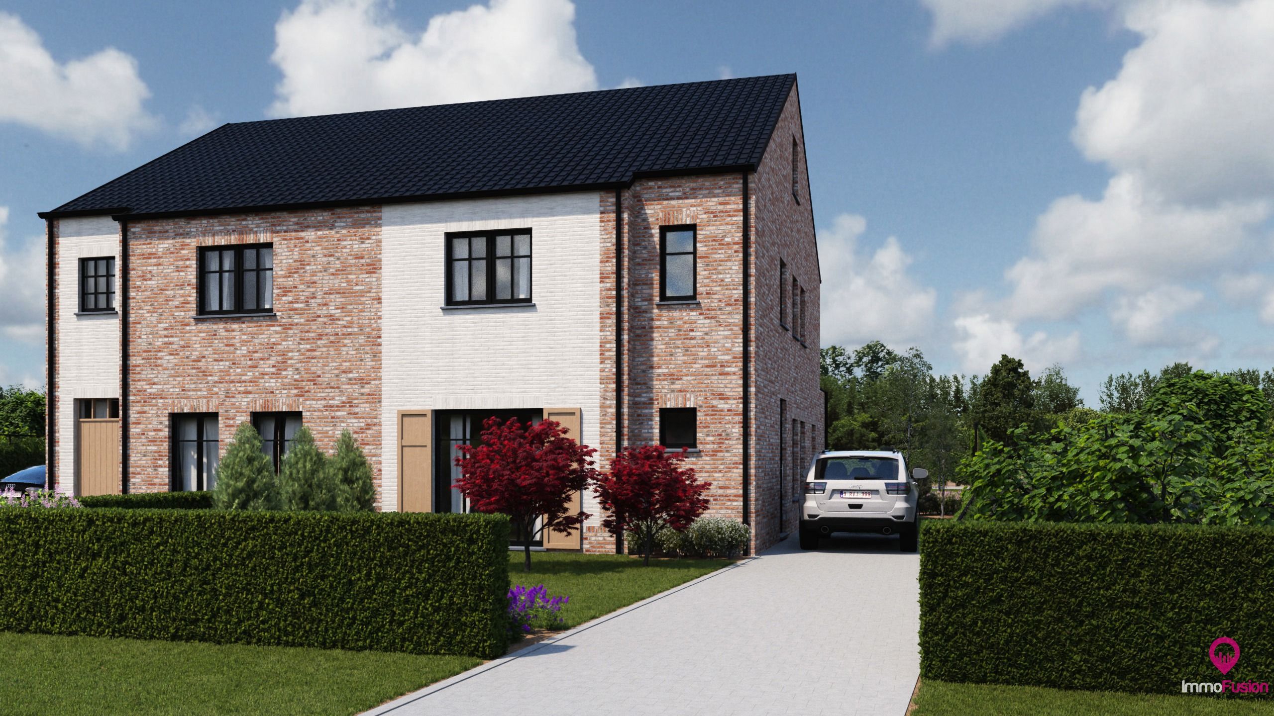 Prachtige pastoriewoning met 4 slpks + uitzicht op het groen! foto {{pictureIndex}}