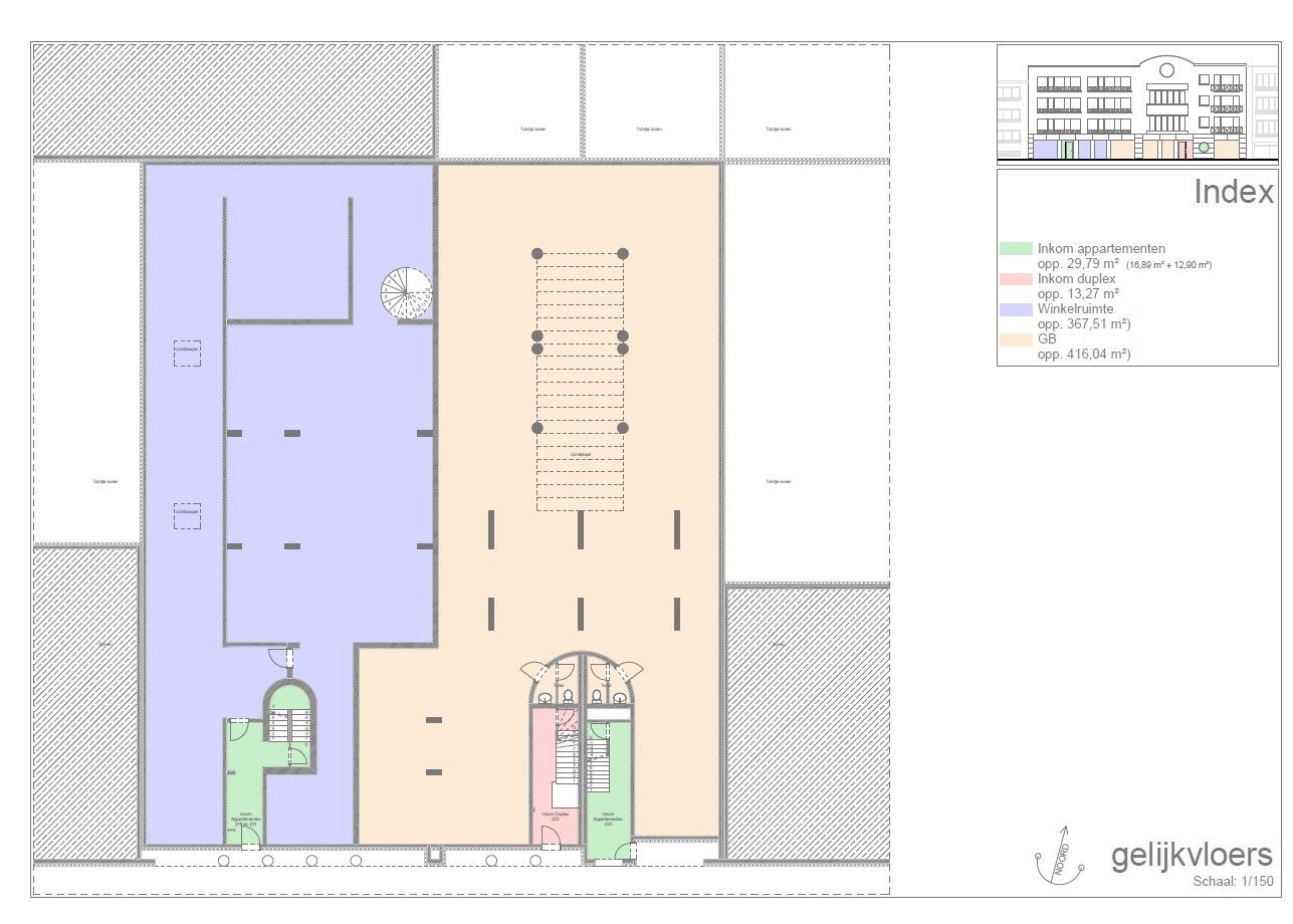 COMMERCIEEL GELIJKVLOERS + APPARTEMENT BISCHOPPENHOFLAAN foto 3