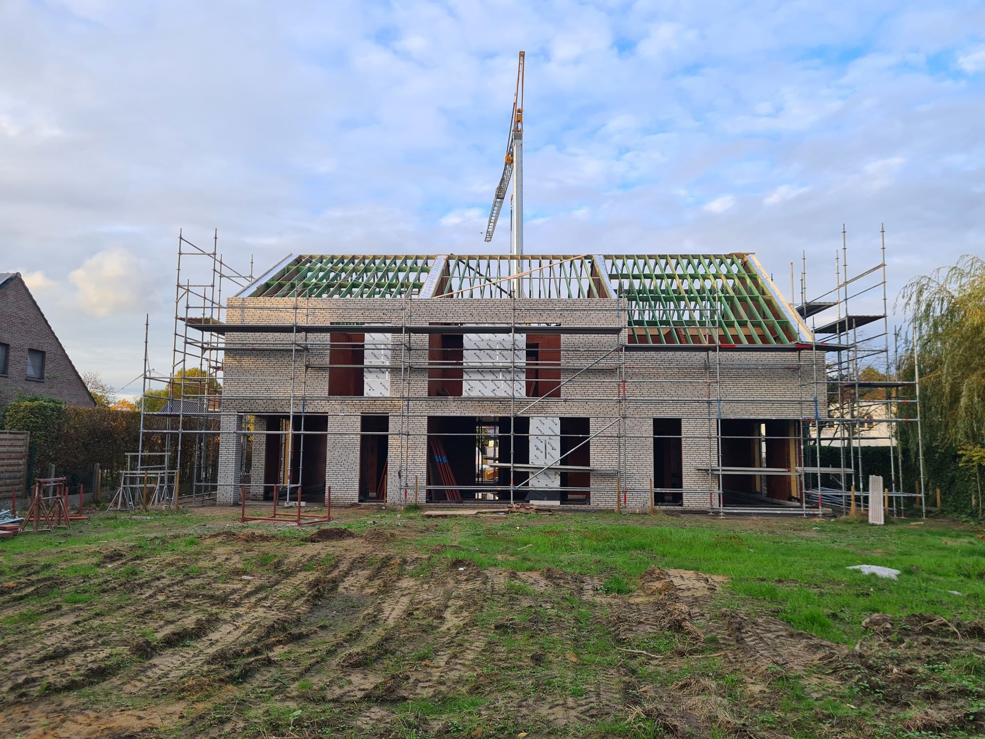 Moderne halfopen nieuwbouw, top locatie in de Gentse rand foto 15