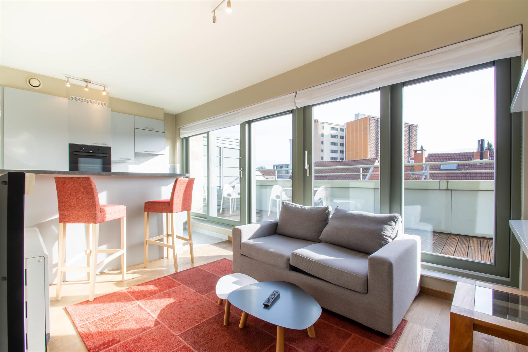 Prachtig gemeubeld app - 1Kamer + Terras (Europese wijk) foto 4