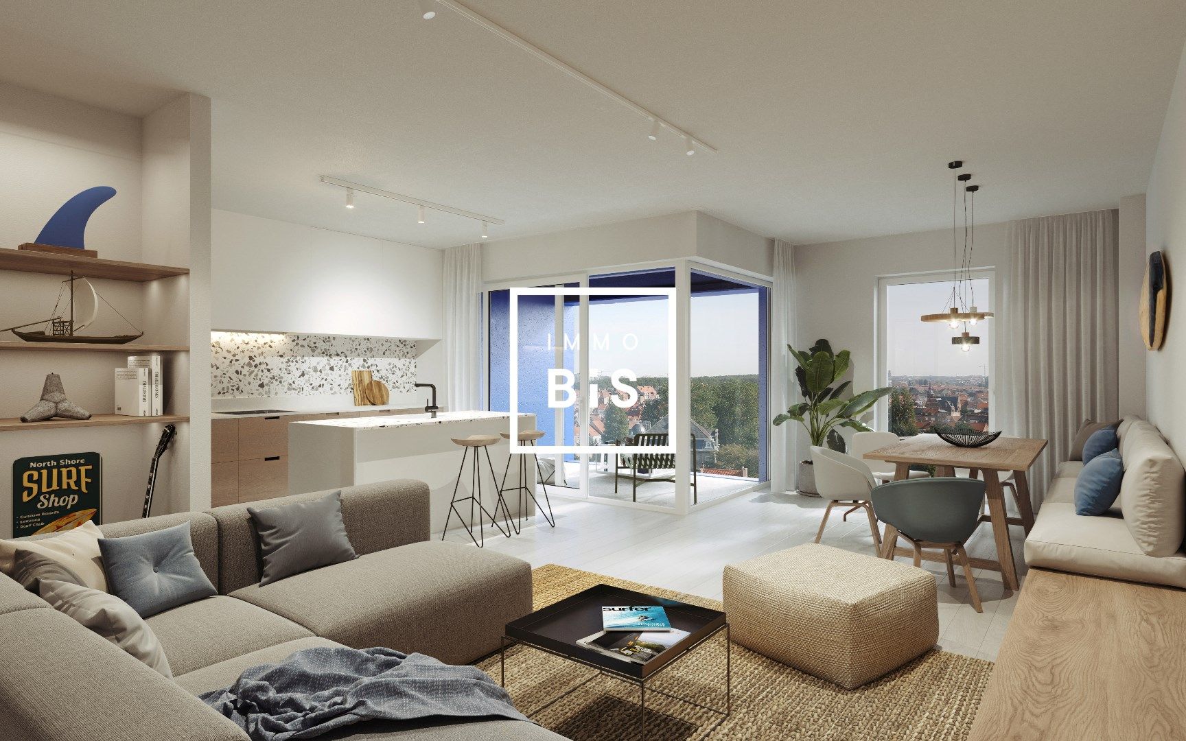 HOOST is een iconische woontoren met een expressief gevelontwerp op enkele honderden meters van de zee. foto 3