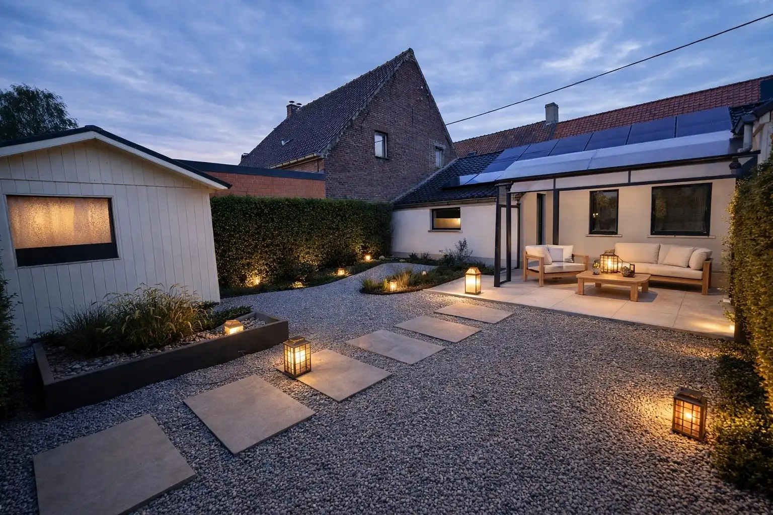 Knusse woning met 1 slaapkamer, gezellige tuin, garage en parking foto 12