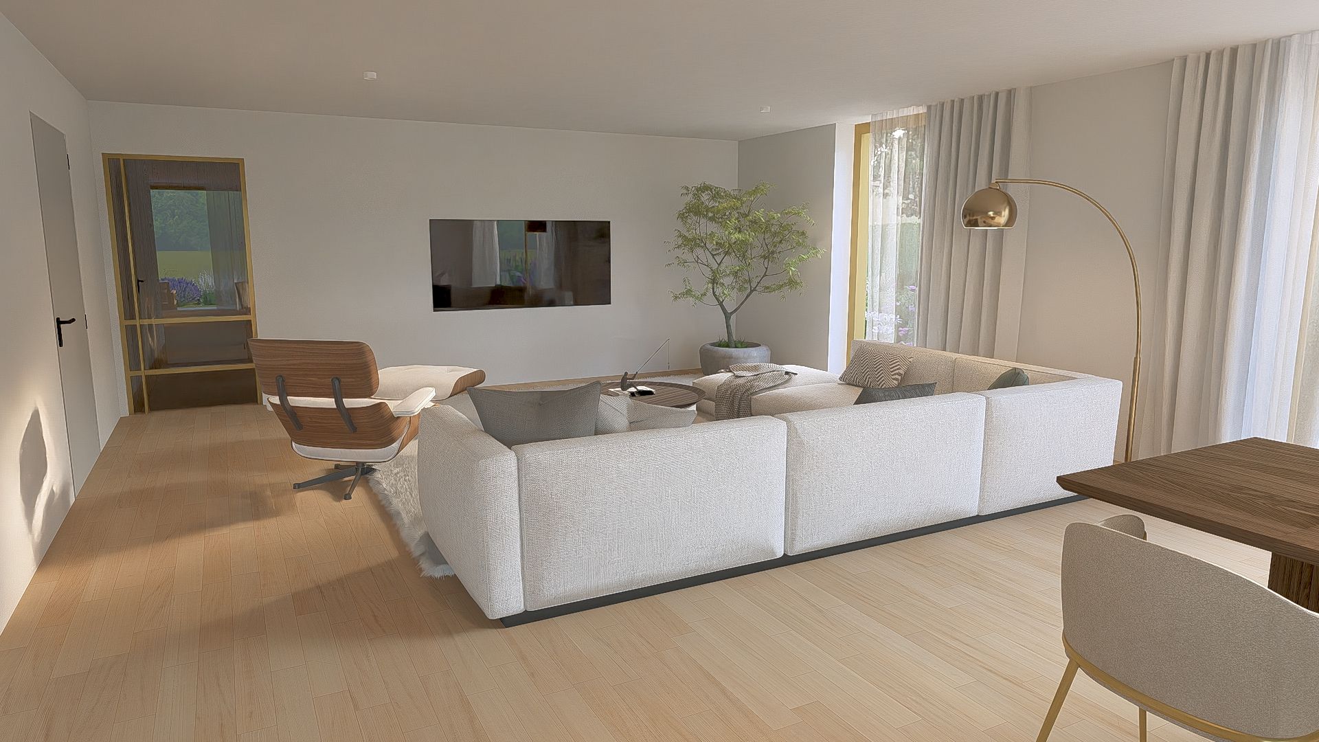1.1 Luxueus en stijlvol nieuwb. appartement met 3 slpks, twee badk., dubbele garagebox en kelderberging inbegrepen. foto 7