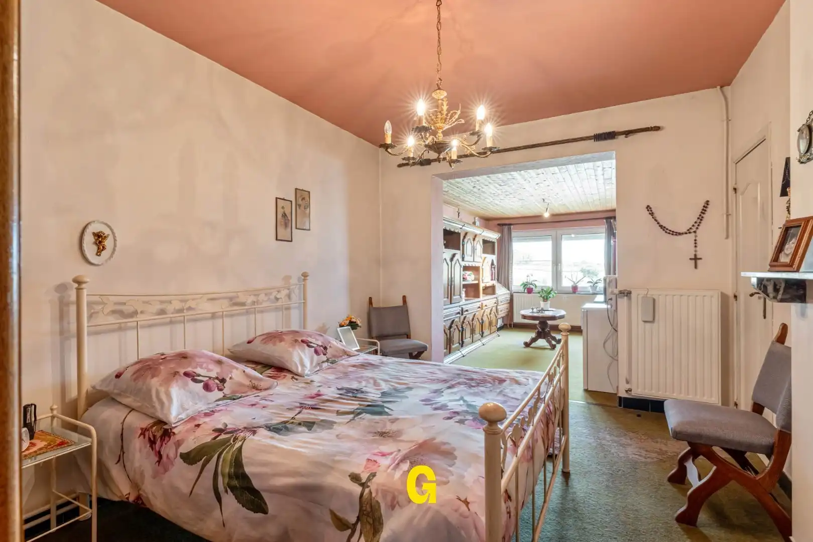 Te renoveren halfopen woning met tuin en ruime weide op 38a62ca, met prachtig verzicht op de achterliggende groene omgeving foto 10