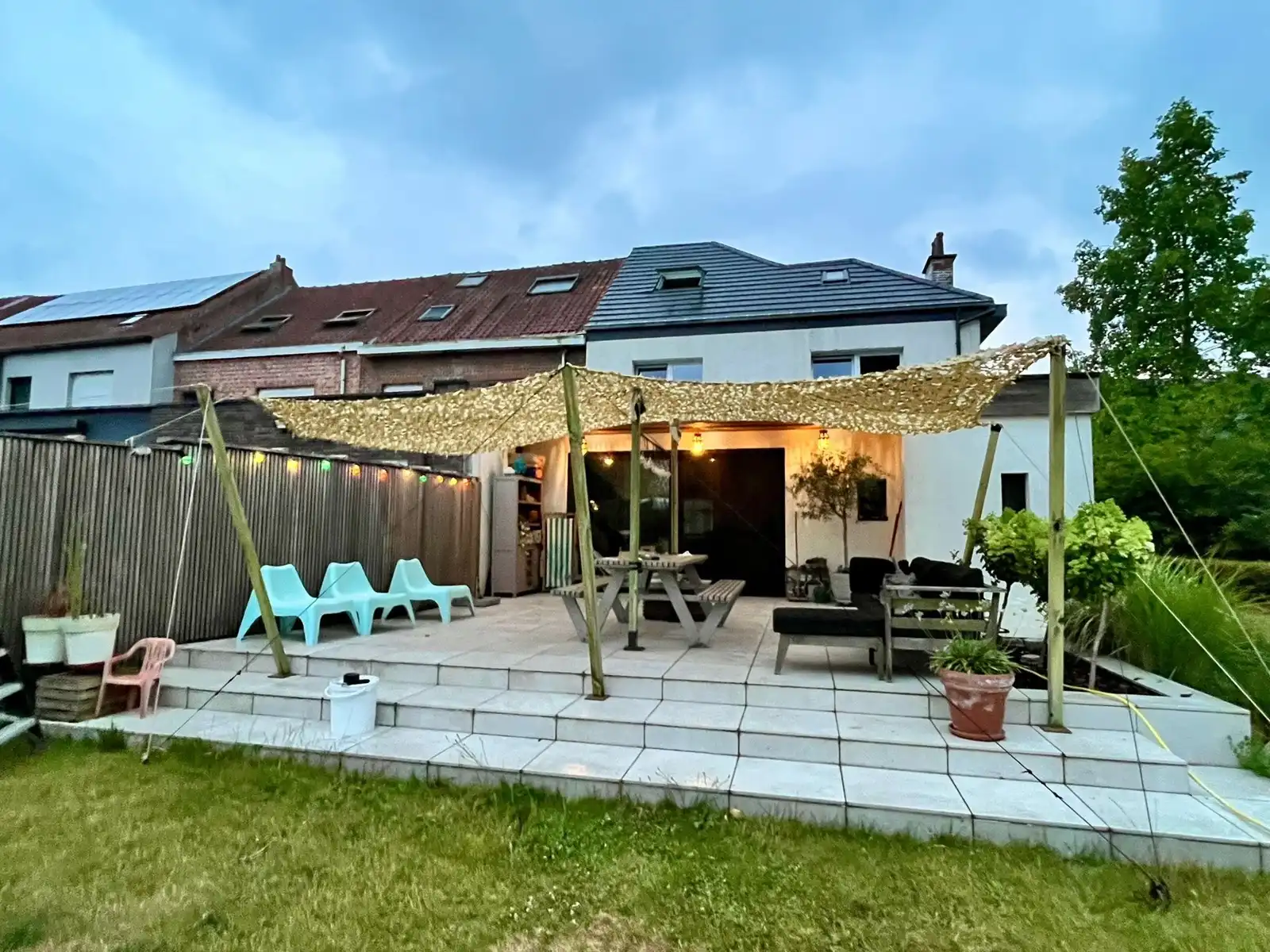 Instapklare halfopen woning met grote tuin op toplocatie in hartje Merchtem! foto 29