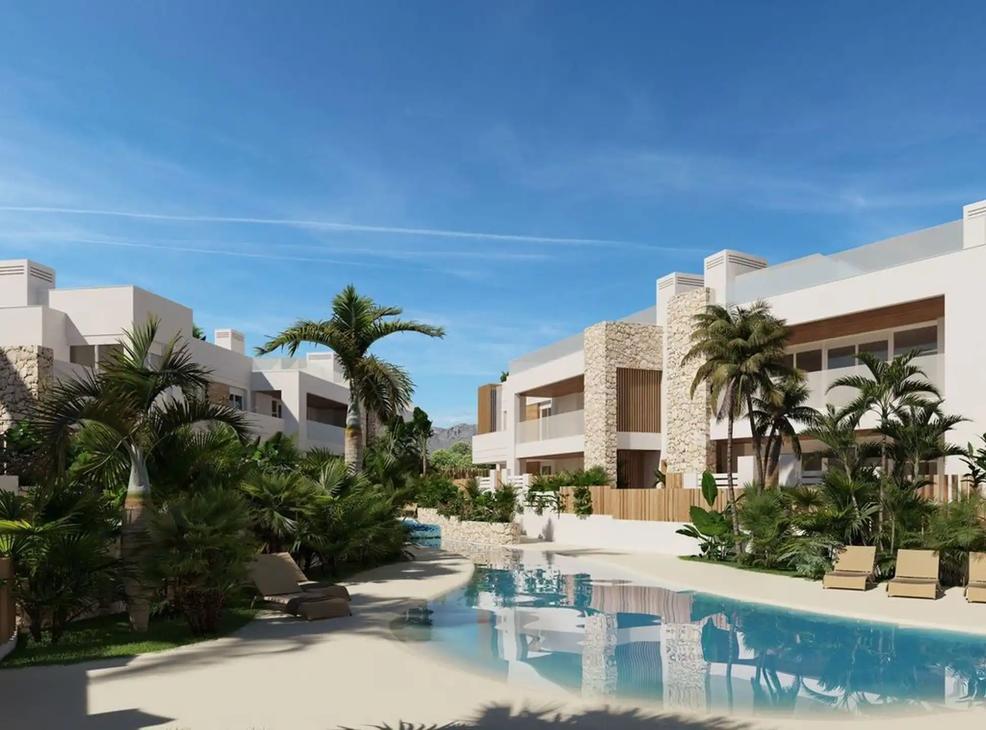 SPANJE - Bungalows  aan €346000.   Villa met dakterras.€479000.   foto 3