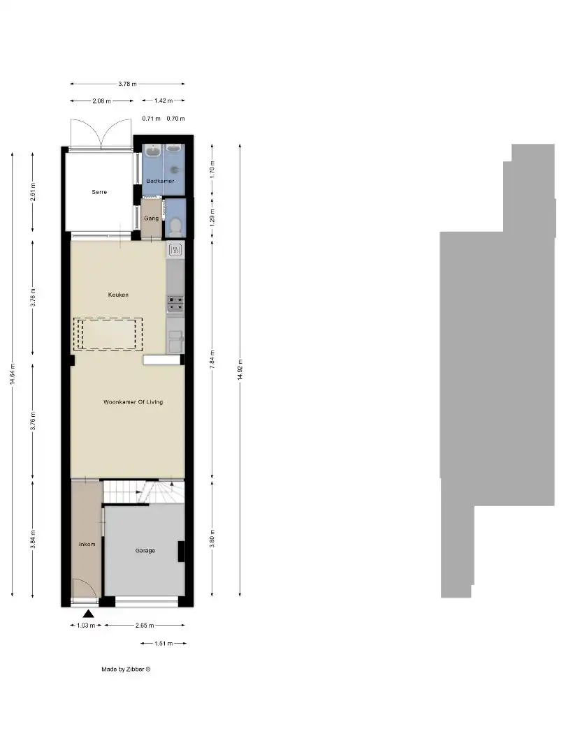 Gezellige woning met 3 slaapkamers, kelder, veranda en garage in Leuven! - EPC 598 kWh/m² - bewoonbare opp. 116 m² foto 25