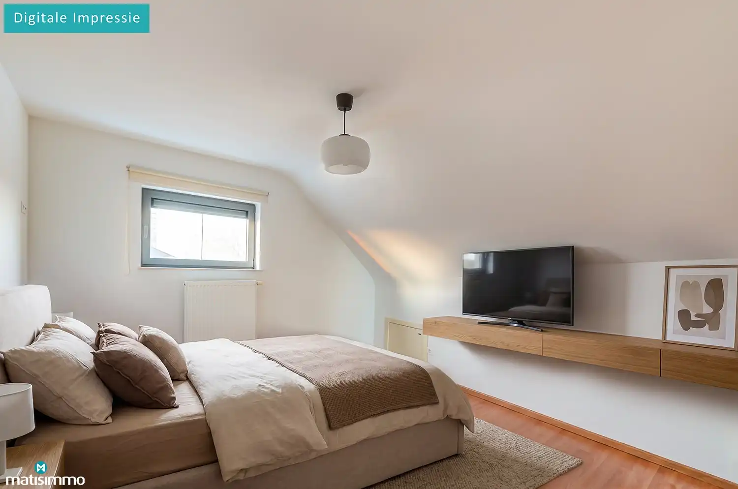 DUPLEXAPPARTEMENT MET 2 SLAAPKAMERS, 1 CARPORT, 1 AUTOSTAANPLAATS, TERRAS, AIRCO EN ZONNEPANELEN TE GROTE-SPOUWEN foto 16