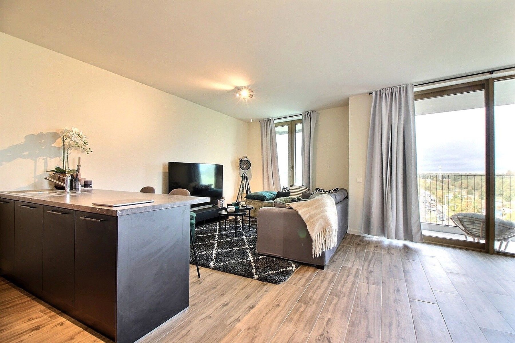 Ruim 2-kamerappartement met panoramisch zicht op toplocatie foto 1