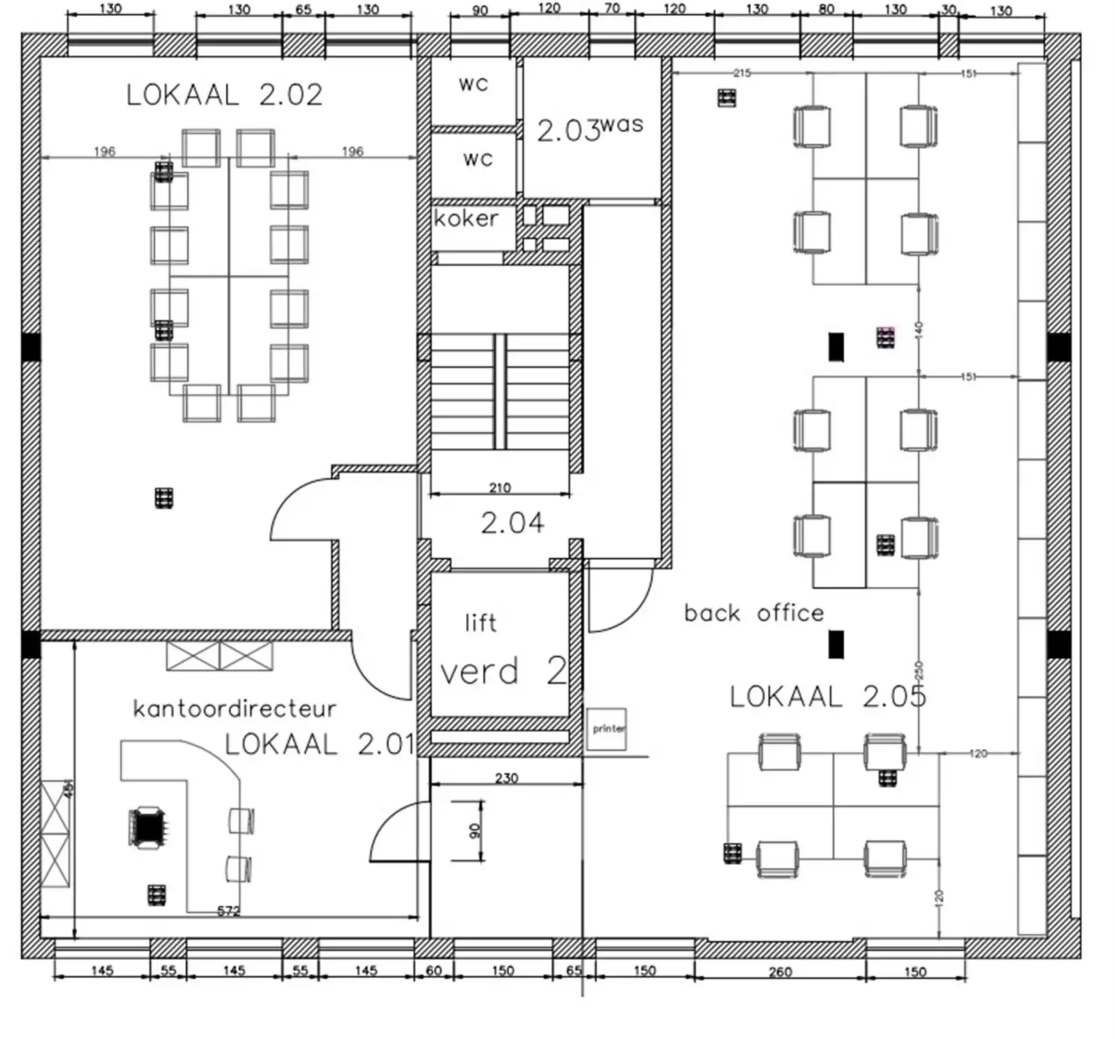 Kantoor op toplocatie met parkeerplaatsen centrum Kortrijk foto 10