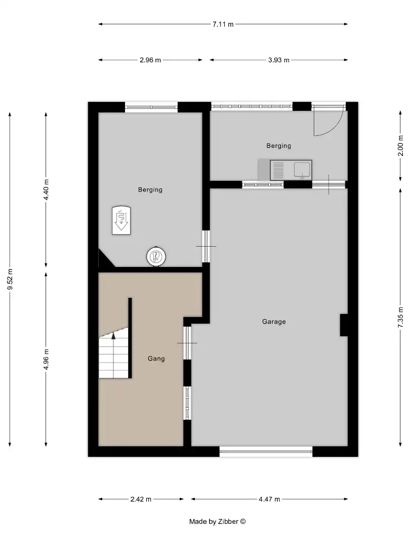 Woning met 3 slaapkamers,  tuin en garage in Kessel-Lo! - EPC 611 kWh/m² - bewoonbare opp. 156 m² foto 24