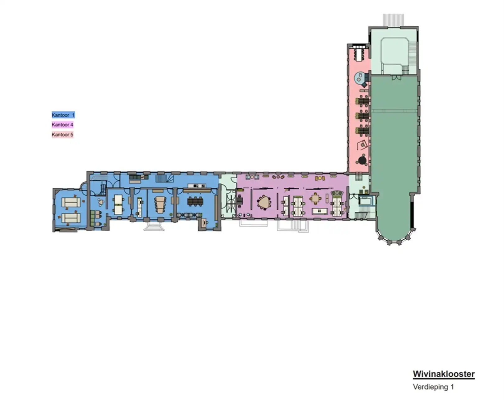 WIVINAKLOOSTER: kantoren te huur vanaf 114 m² foto 31