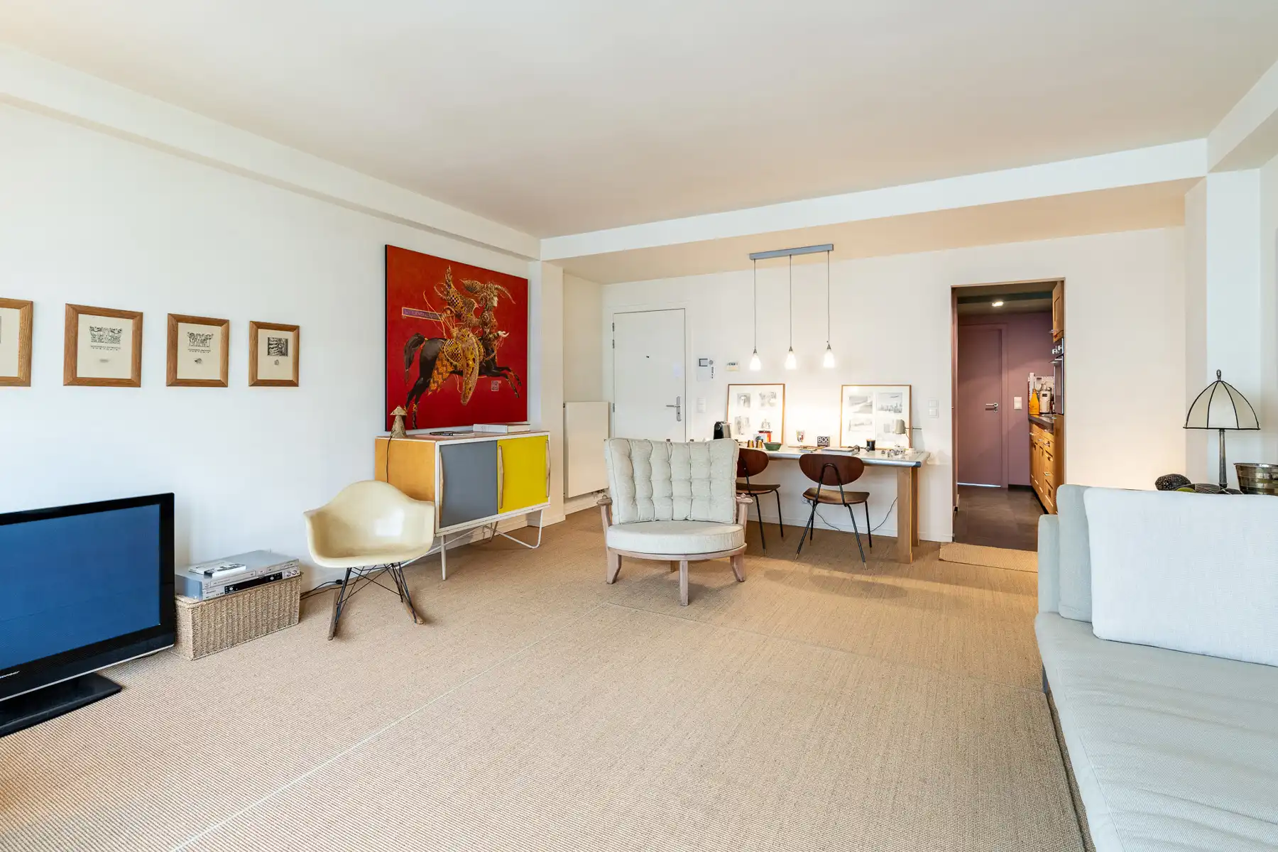 Elegant appartement met zijdelings zeezicht in het Zoute foto 8