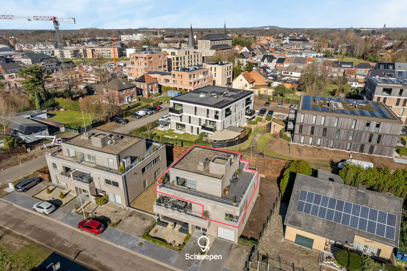 Uniek penthouse met riant zonneterras (115 m²) en 2 slpks in Zonhoven-centrum! foto 24