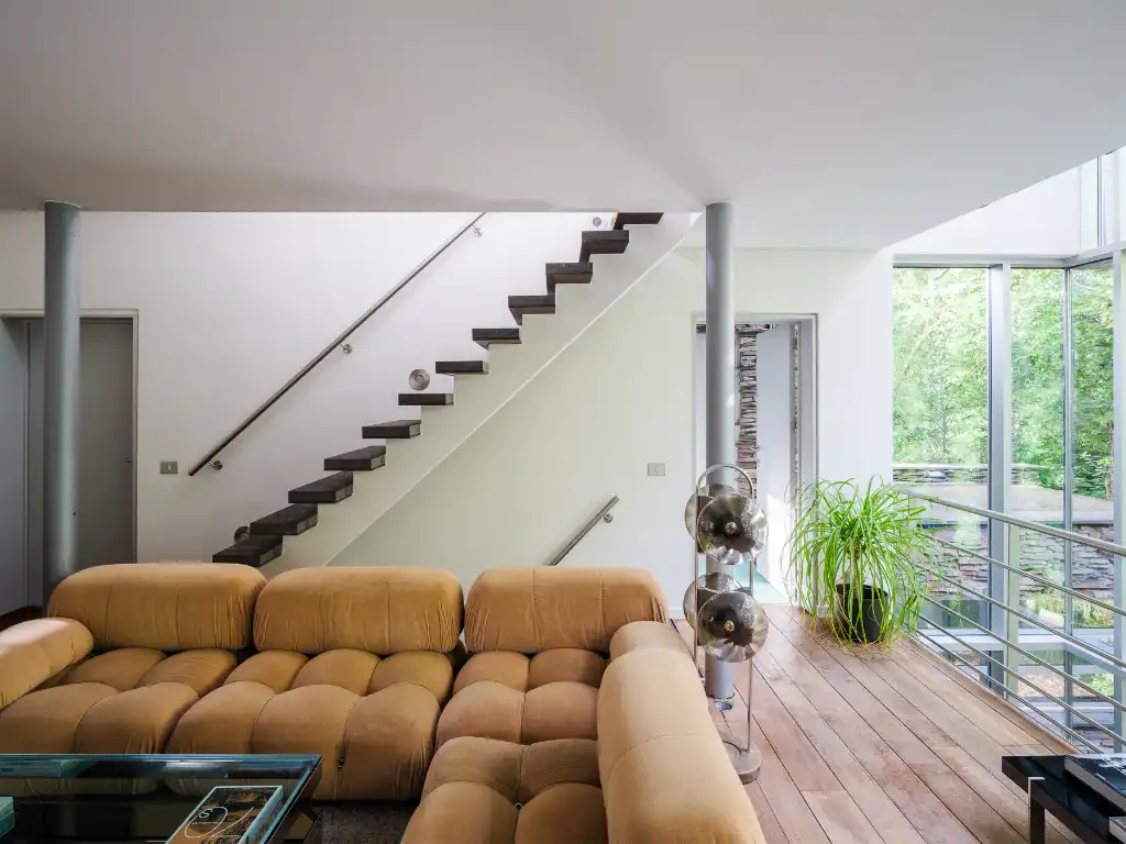 Vrijstaande architectenwoning (bvo 444 m²) op de grens met natuurpark Overmeers foto 13