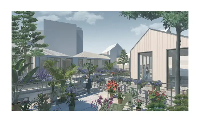 50 &c.O.  een hedendaags co-housing project aan zee foto {{pictureIndex}}