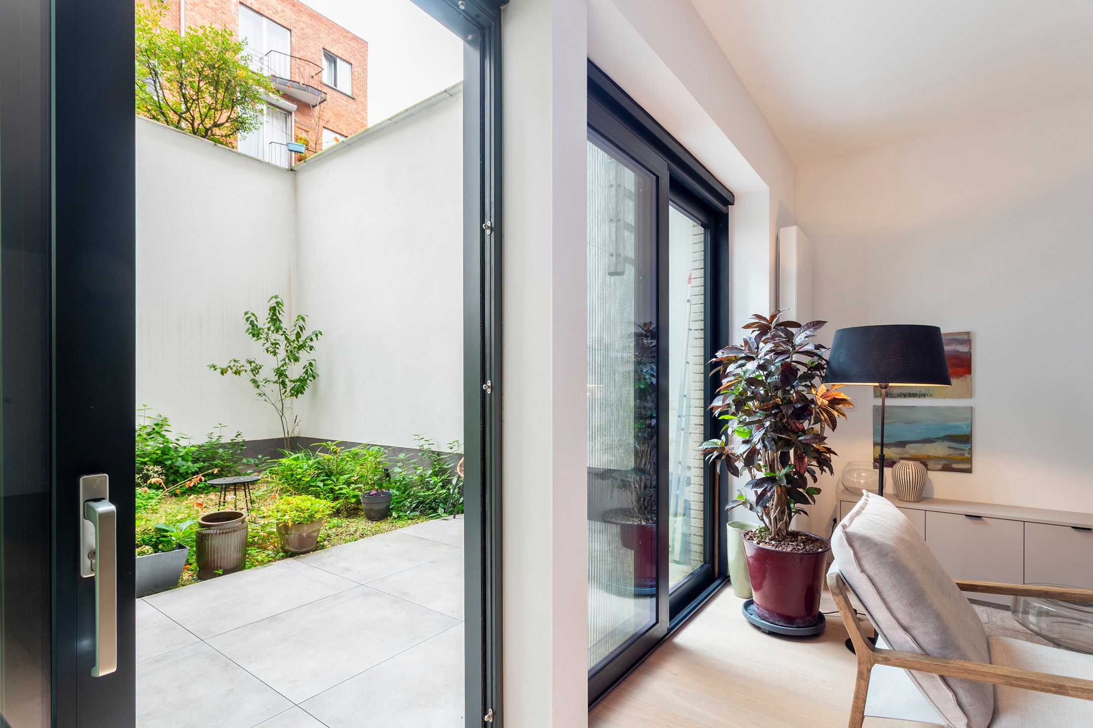 luxueus gelijkvloers met stadstuin van ca 41 m² foto 2