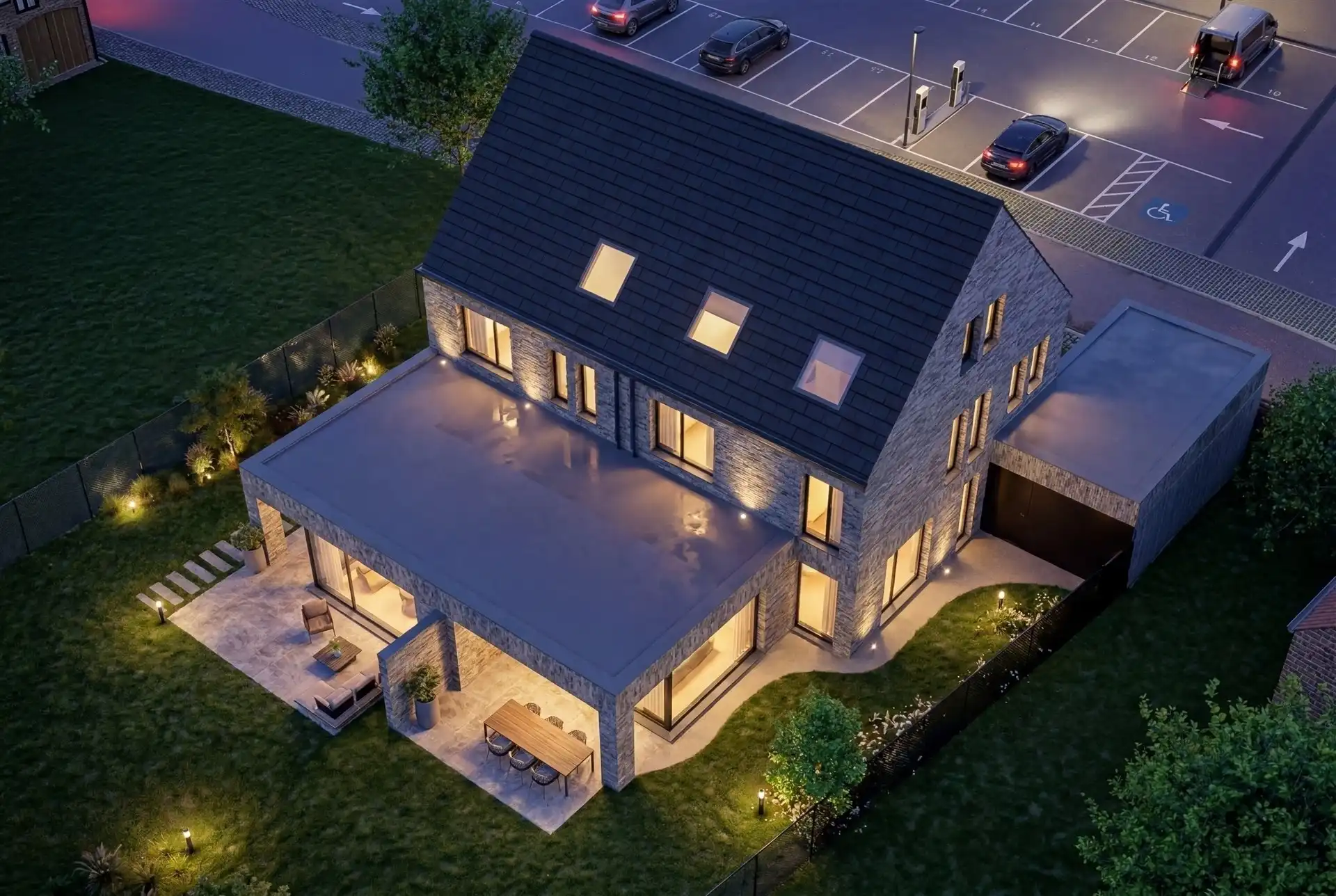 Hoogwaardige nieuwbouwwoning met carport in Berlare foto 13