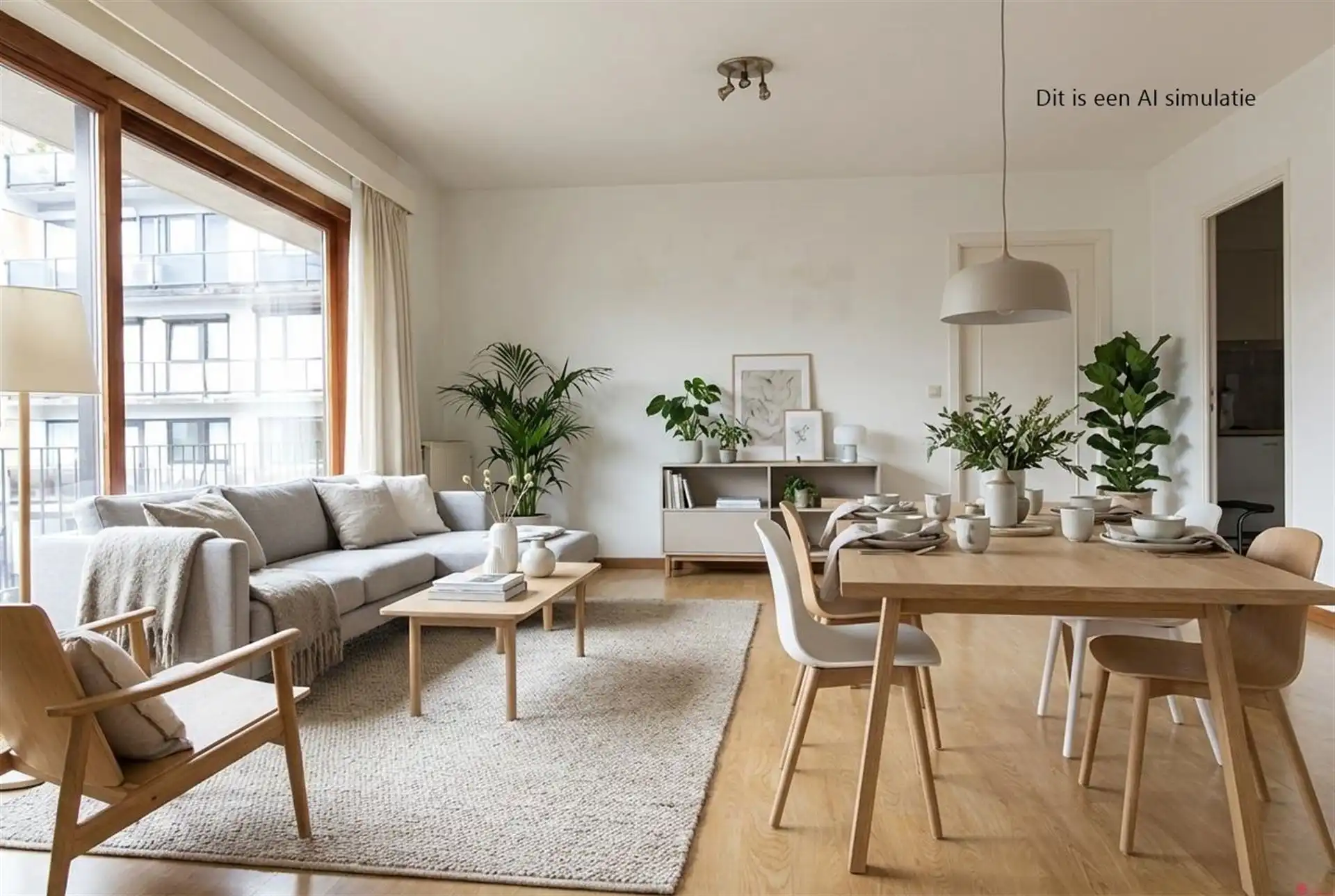 zonnig appartement met terras foto 2