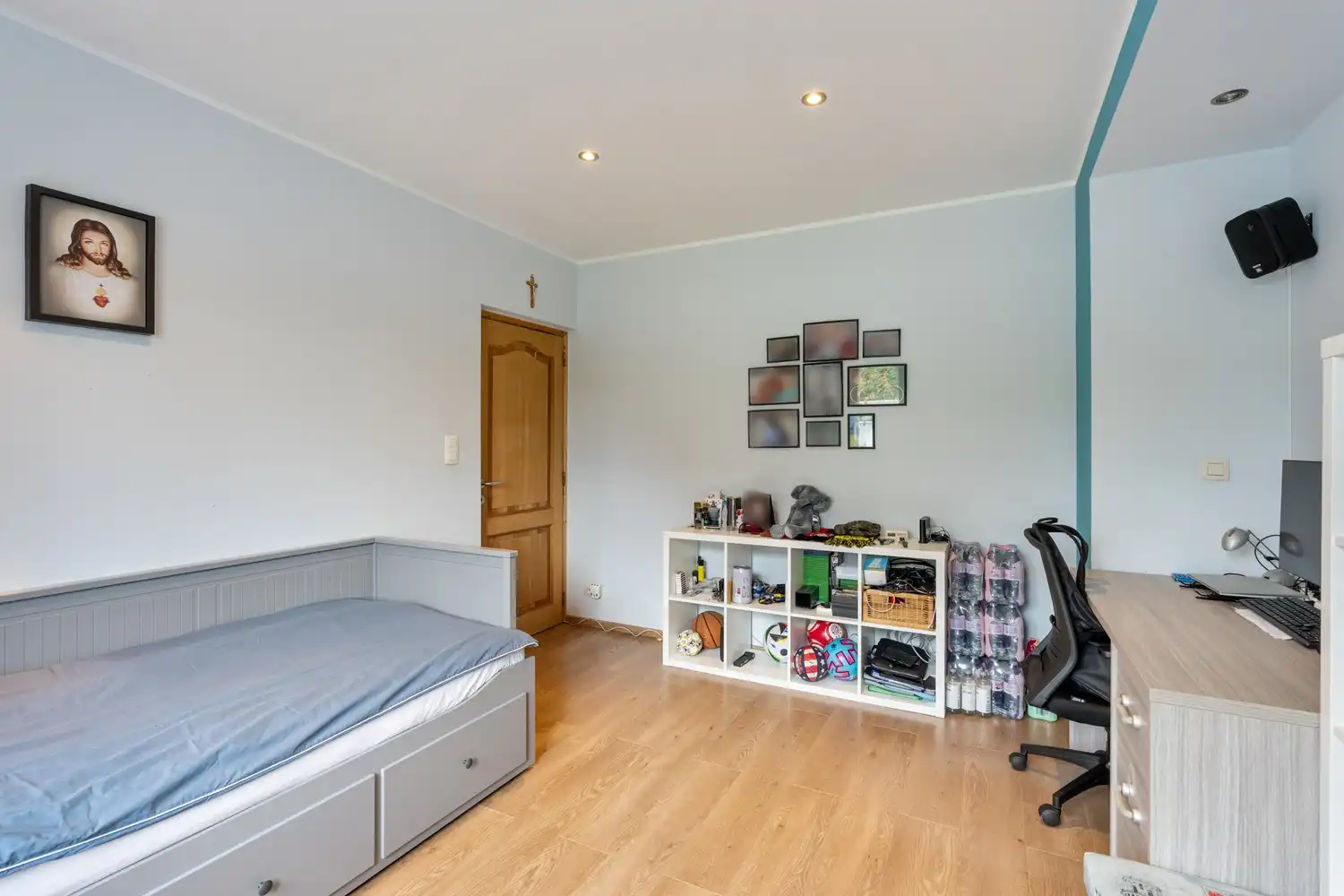 Landelijk gelegen, instapklare woning met 4 slaapkamers en zuidwestgerichte tuin op 8a27ca te Lubbeek. foto 19
