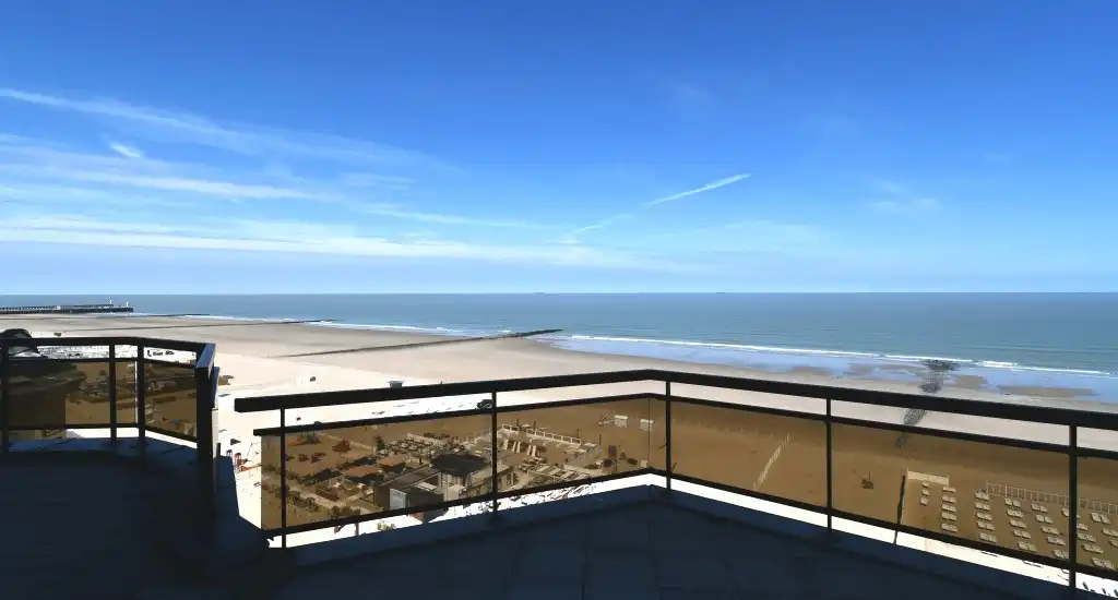 Gerenoveerd twee slaapkamer appartement met zowel frontaal zeezicht als zicht op het hinterland foto 20